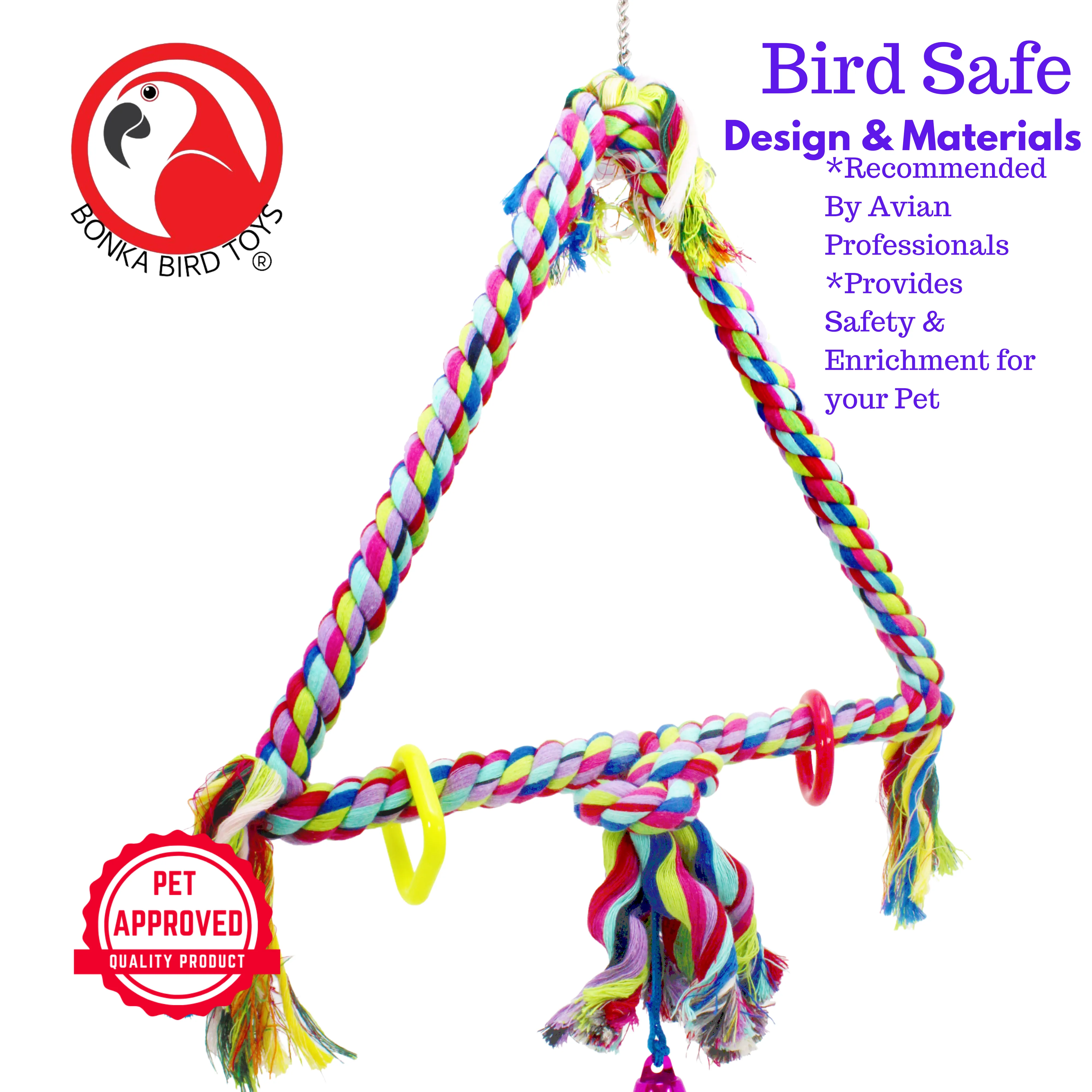 1035 Medium Rope Triangle Ring