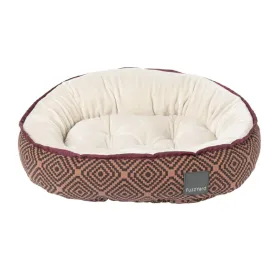 [15% OFF] Fuzzyard Reversible Barcelona Maroon Dog Bed (3 Sizes)