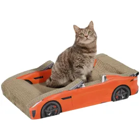 2 in 1 Cat Scratching Board with Catnip Car-shaped