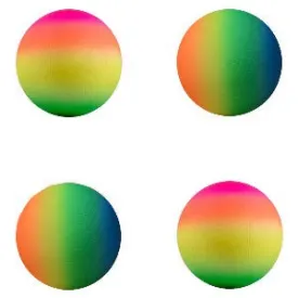 6" Vinyl Rainbow Balls