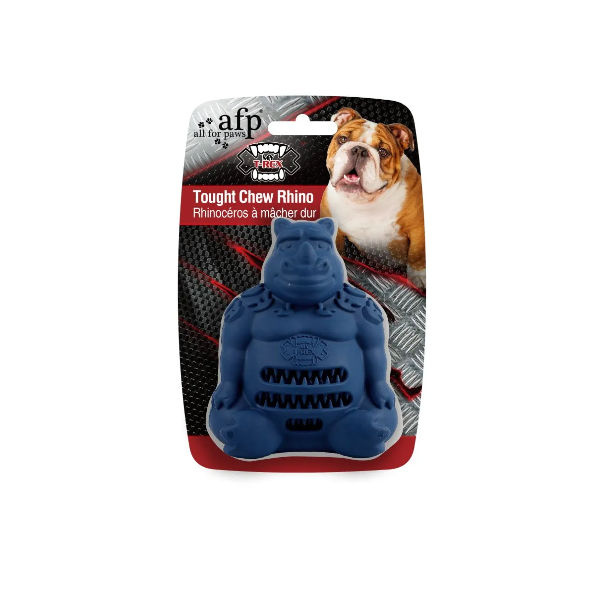 All For Paws My T-Rex Tough Chew Rhino