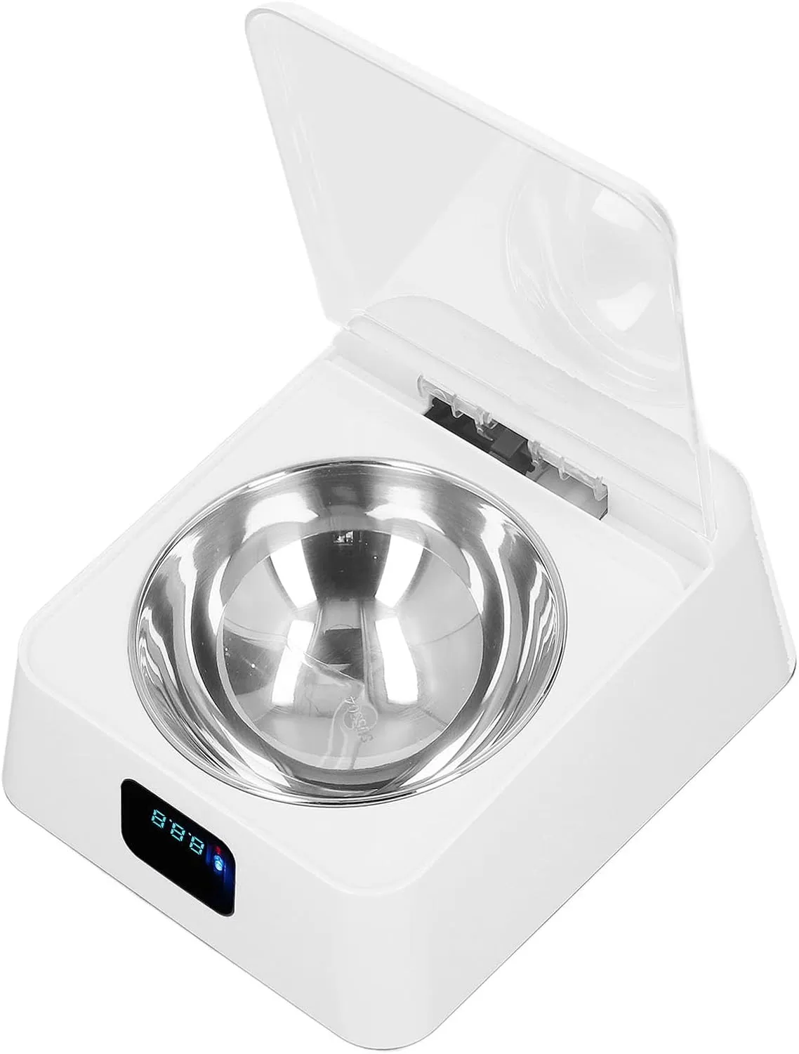 Automatic Cat Feeder,Cats Food Dispenser with Digital Display,Cat Feeders Automatic with Infrared Sensor Switch Cover