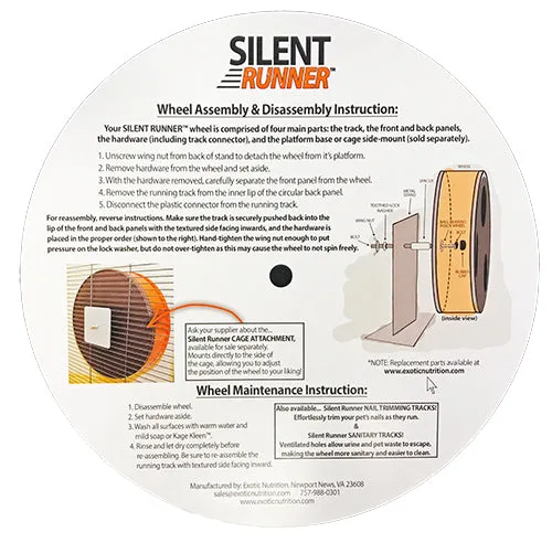 Back Plate for Silent Runner 9"