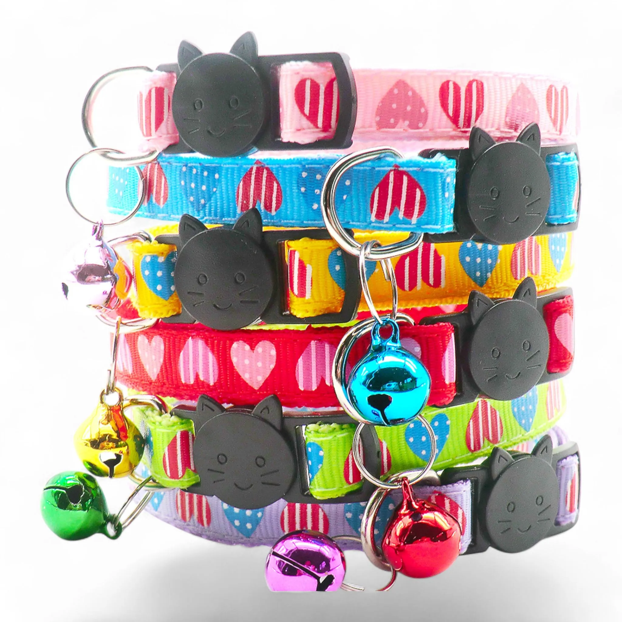 Big Heart Breakaway Safety Cat & Kitten Collar