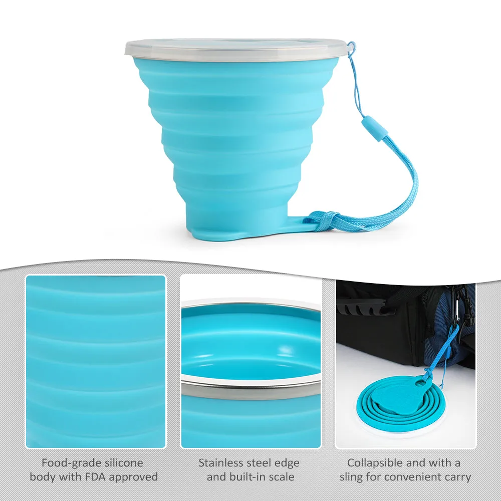 Collapsible Outdoor Travel Water Cup