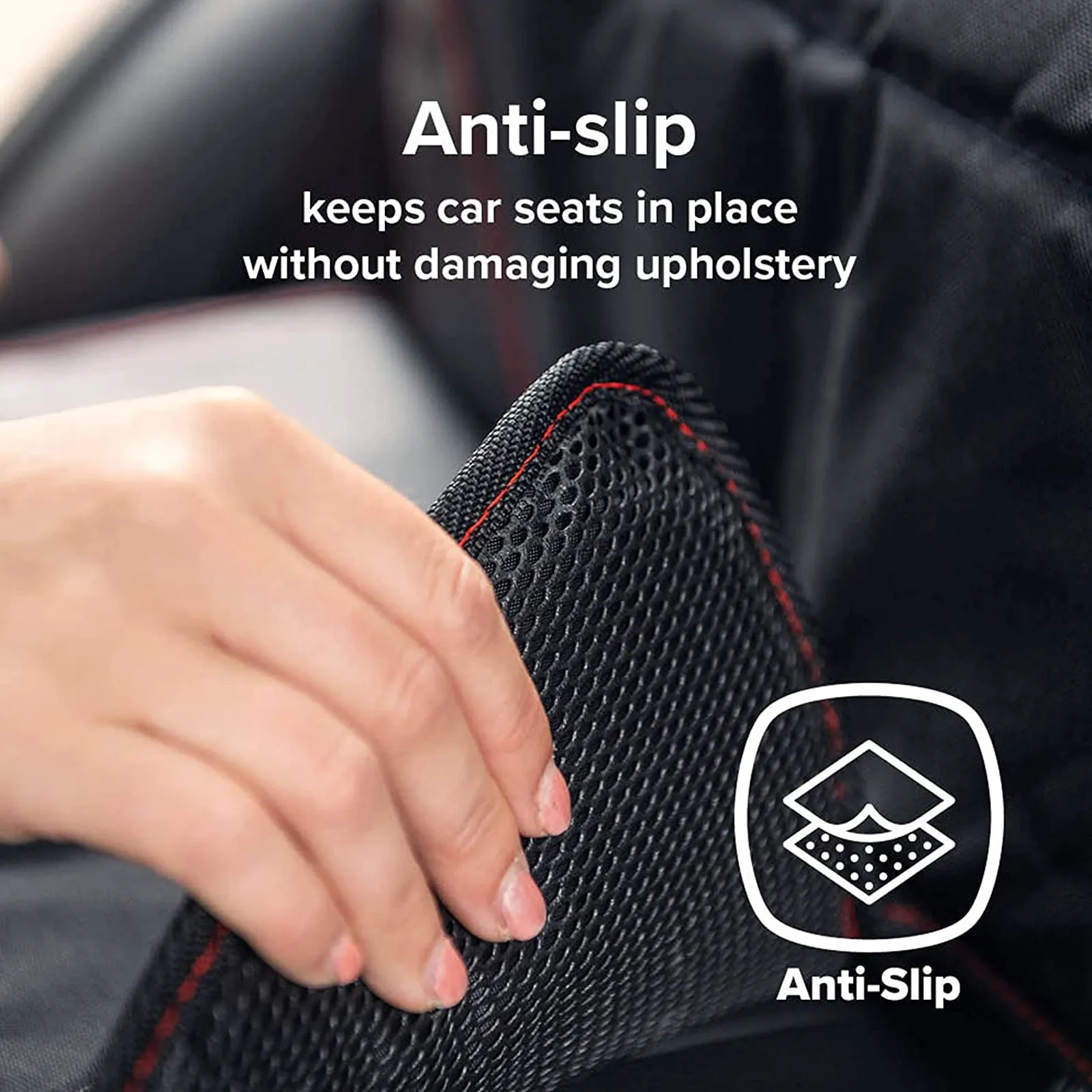 Diono Ultra Black Car Seat Protector Mat 2 Pack