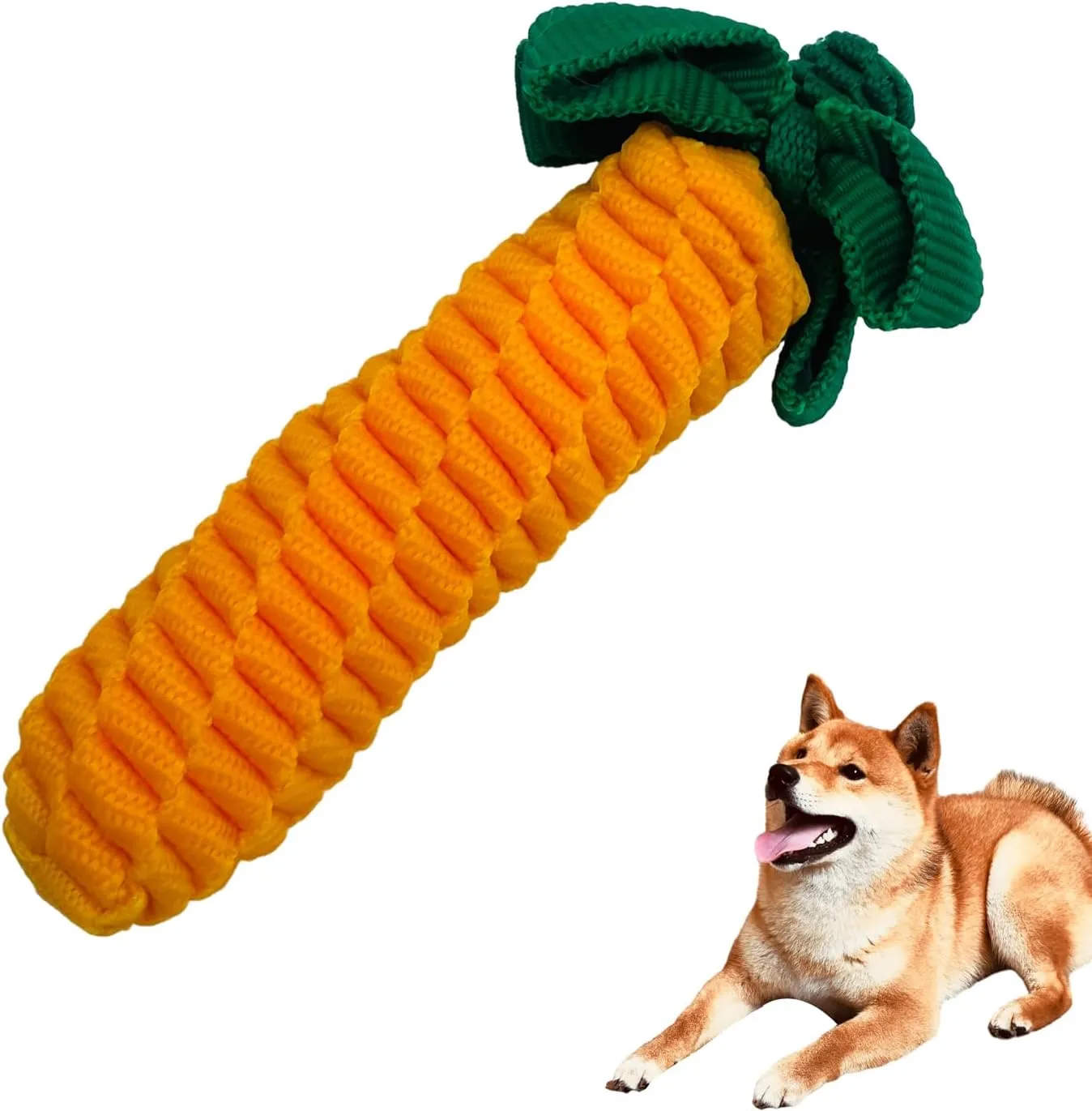 Dog Rope Toy,Tug of War Dog Toy,Puppy Teething Chews,Dog Chew Toys,Dog Toys for Medium/Small Dogs(Corn, Medium)