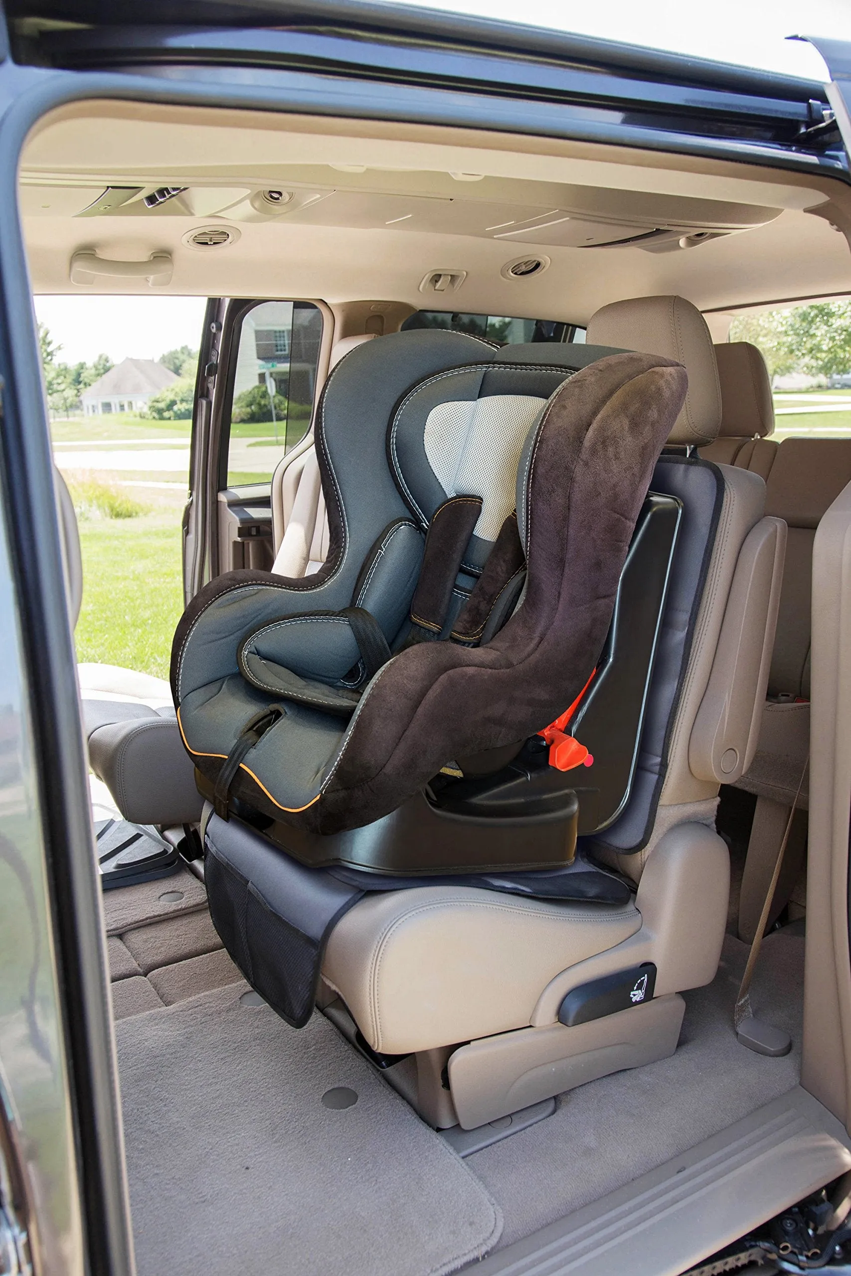 Enovoe Car Seat Protector - Universal Auto Seat Protectors Cover Helps Keep Your Infant