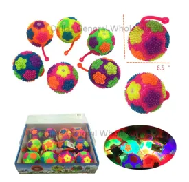 Flashing Light Up Squeezable Yoyo Flower Balls Wholesale