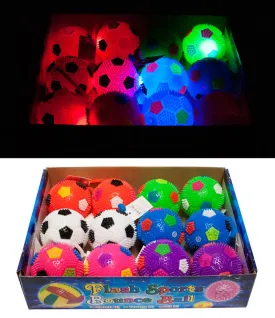 Flashing Light Up Squeezable Yoyo Soccer Ball