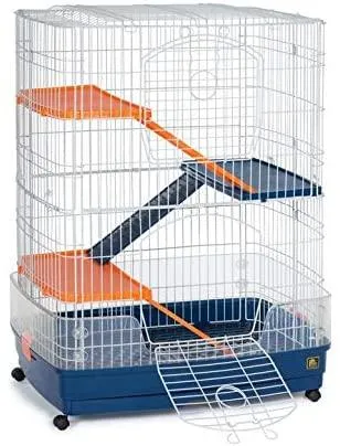 Four Story Small Animal Cage - 31" L x 21" W x 41" H - Prevue Hendryx Four Story Small Pet Cage