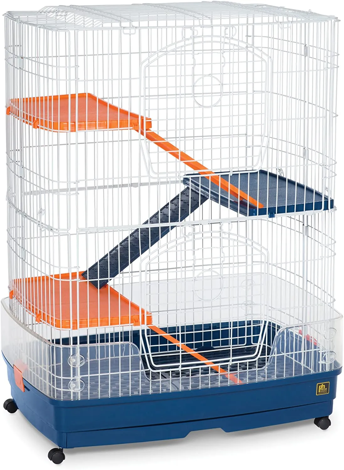 Four Story Small Animal Cage - 31" L x 21" W x 41" H - Prevue Hendryx Four Story Small Pet Cage