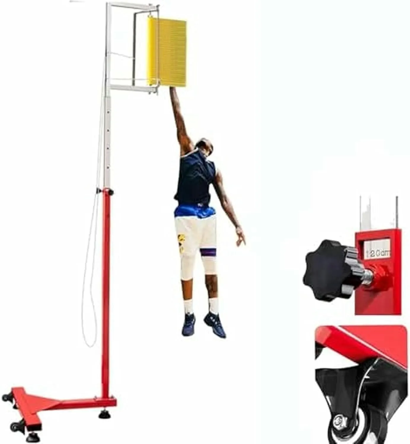 Free-Standing Jump Measurement TesterVertical Jump TesterVertical Jump Measurement Basketball Vertical Jump Tester Fitness Training Sport Challenger Physical Training Vertical Jump Tester~/