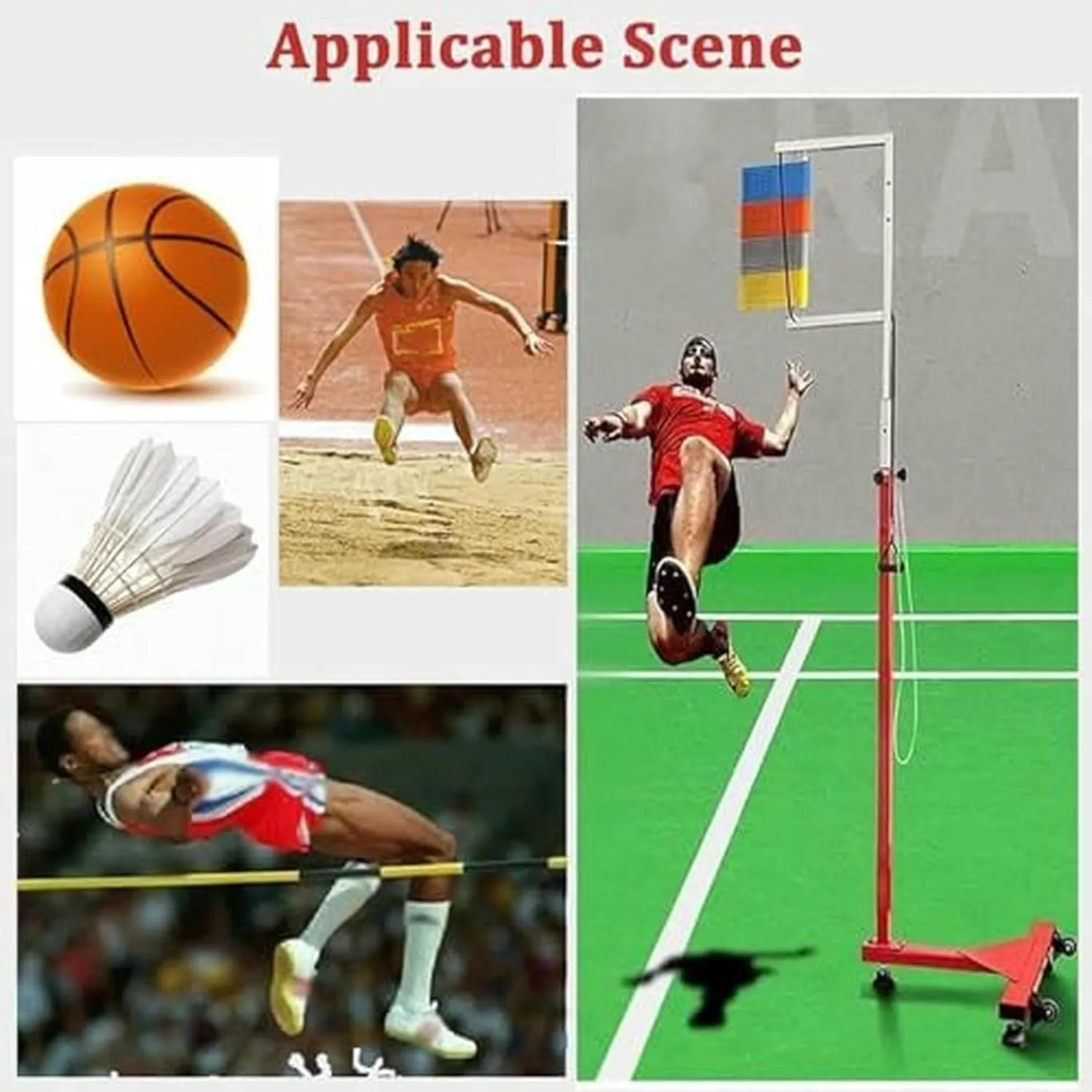 Free-Standing Jump Measurement TesterVertical Jump TesterVertical Jump Measurement Basketball Vertical Jump Tester Fitness Training Sport Challenger Physical Training Vertical Jump Tester~/