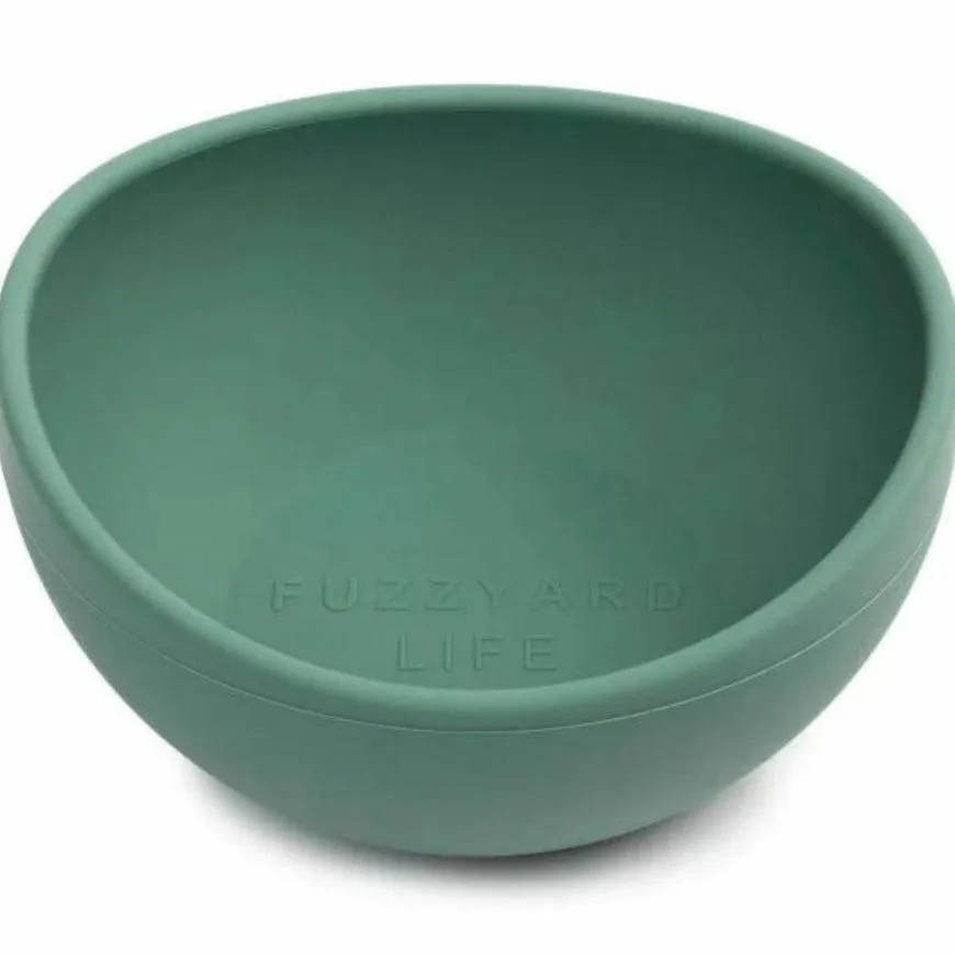 FuzzYard Life - Silicone Bowl - Myrtel Green