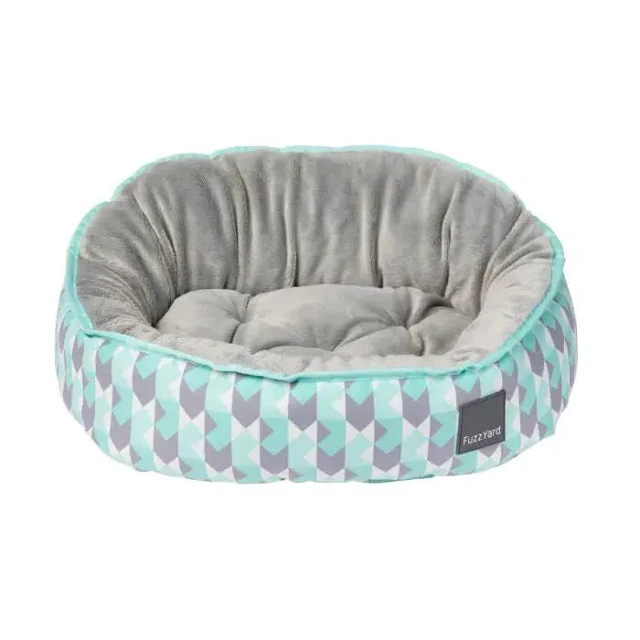 Fuzzyard Reversible Dog Bed Mint Fizz Small