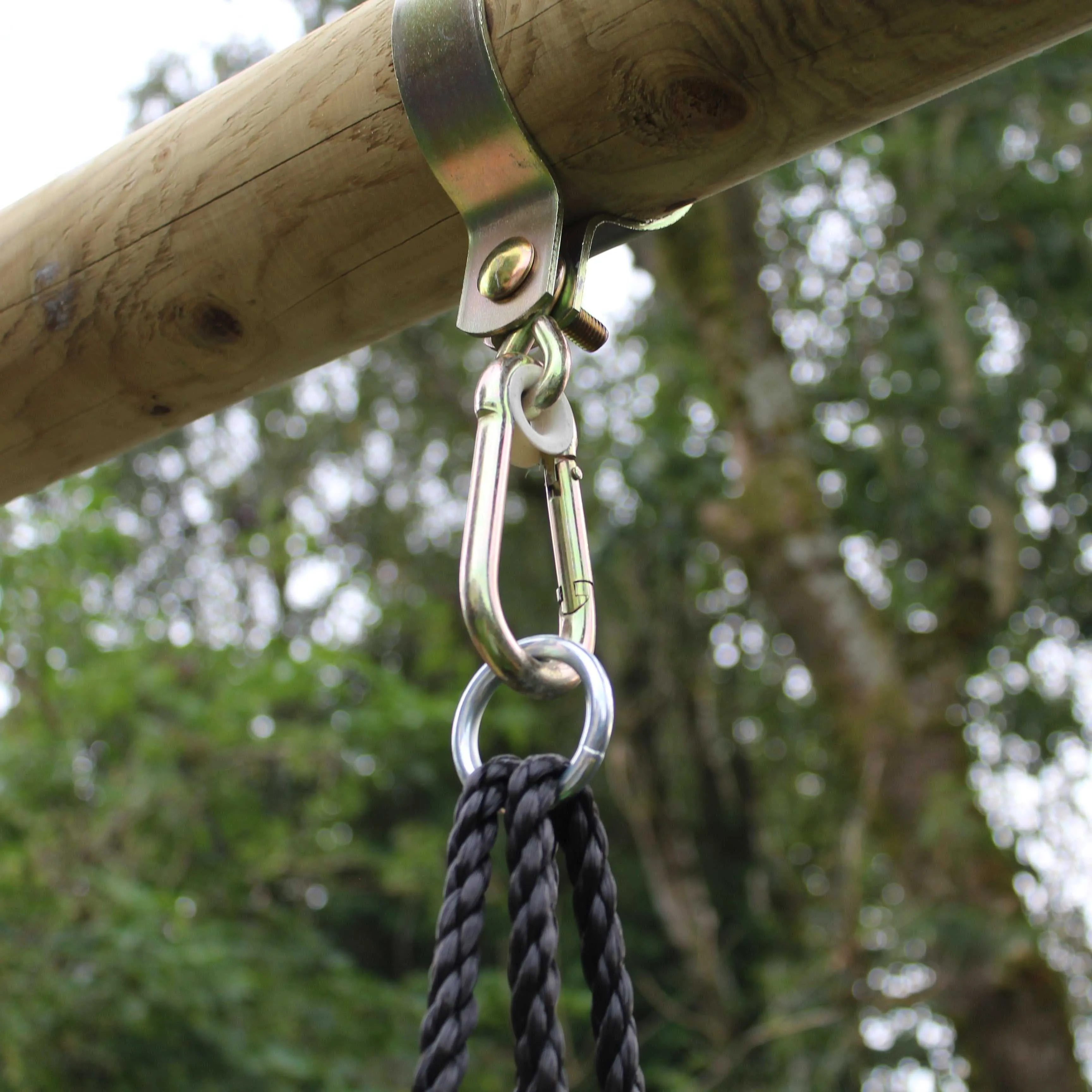 Go Wild 120cm Round Nest Swing Set