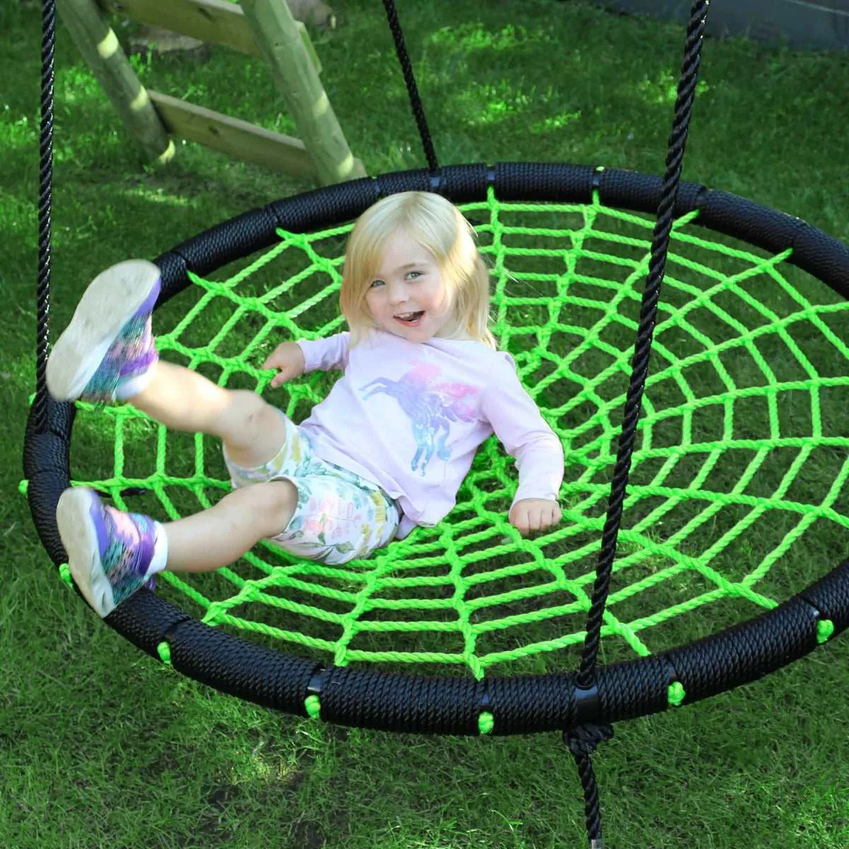 Go Wild 120cm Round Nest Swing Set