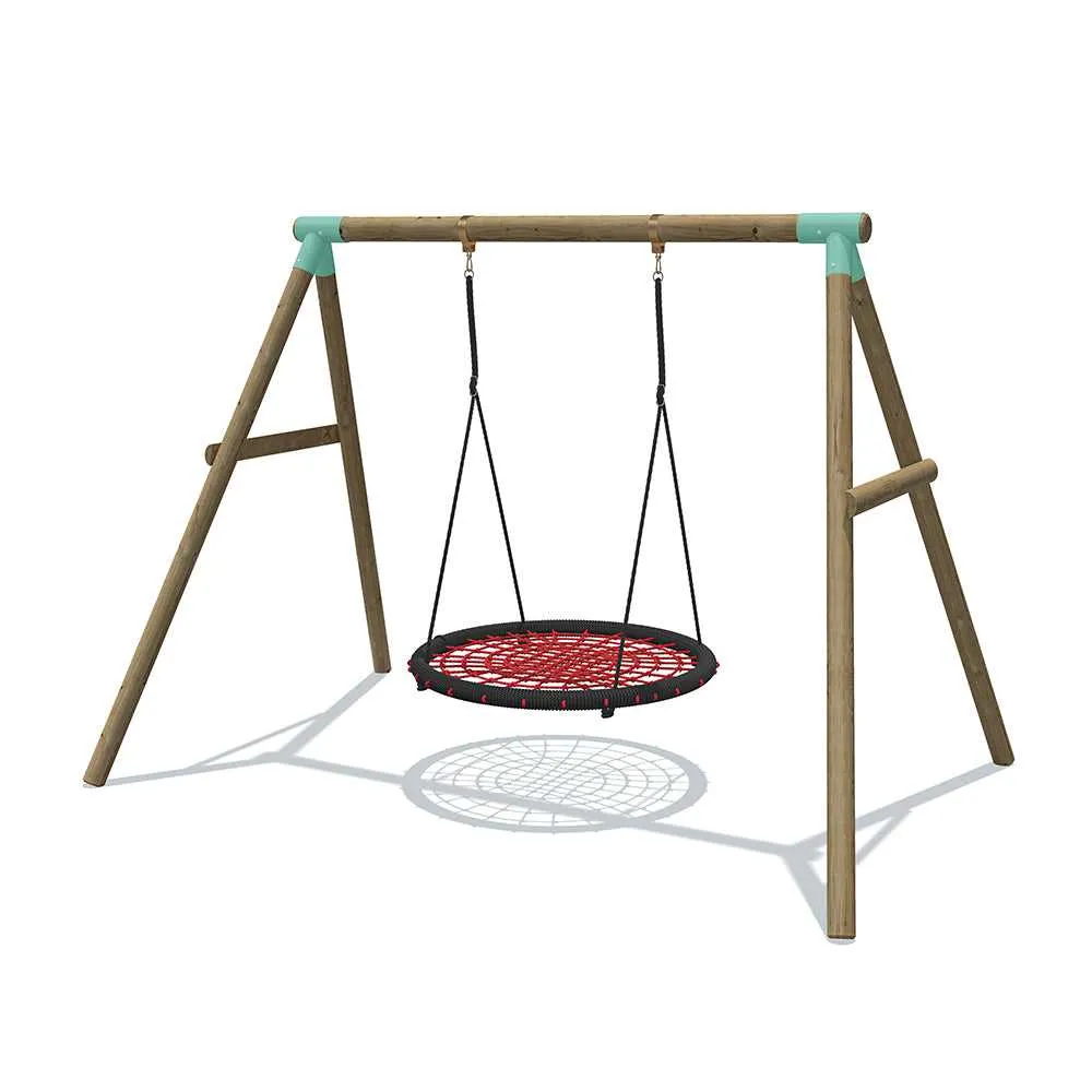 Go Wild 120cm Round Nest Swing Set