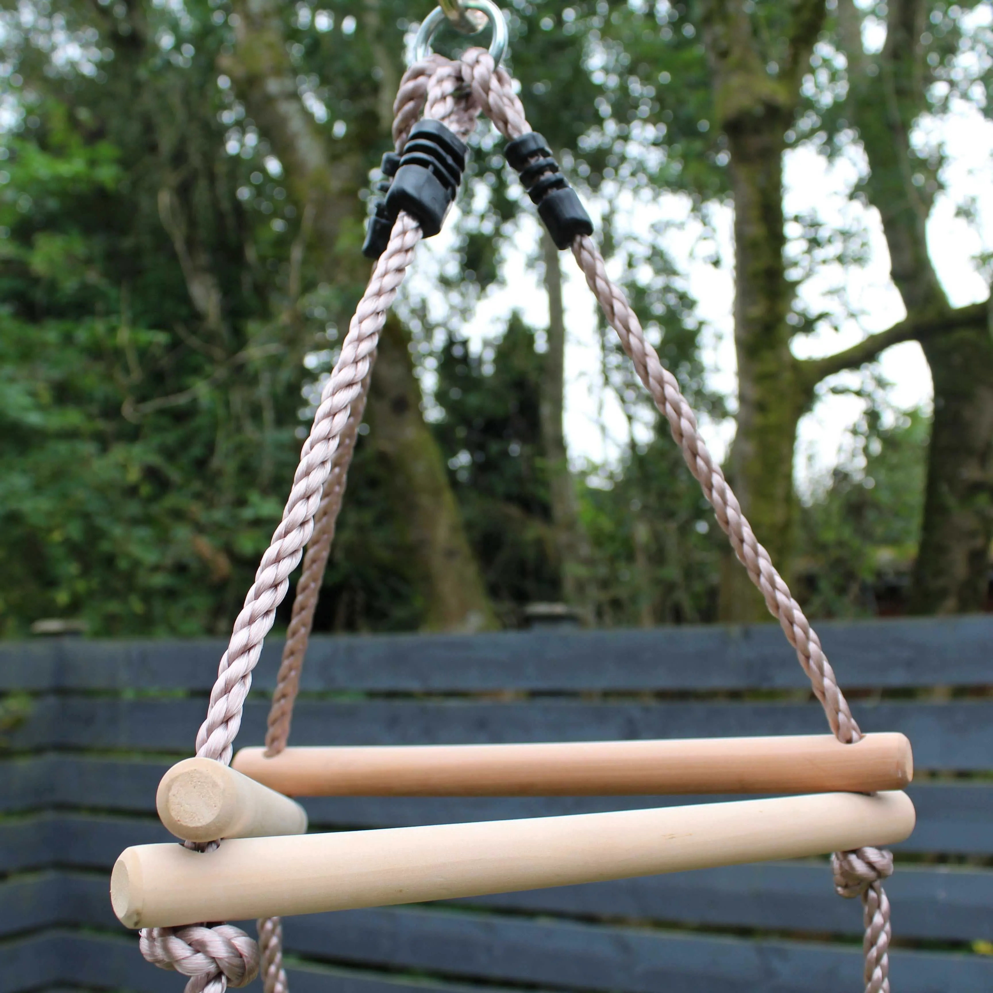 Go Wild 3 in 1 Wooden Swing Set