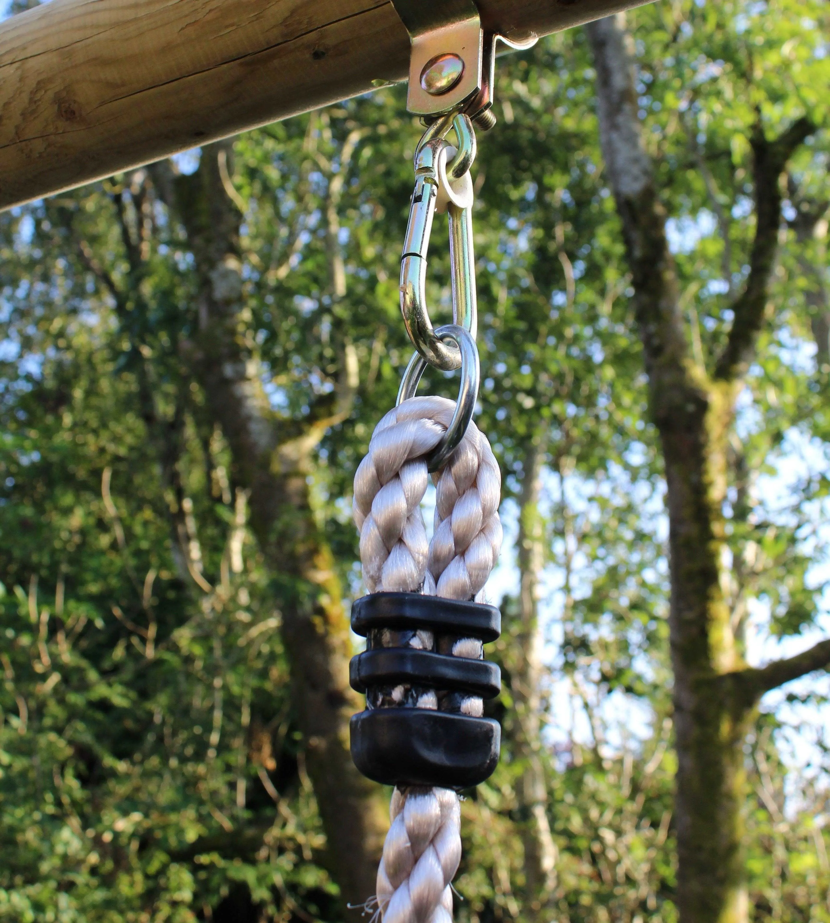 Go Wild 3 in 1 Wooden Swing Set