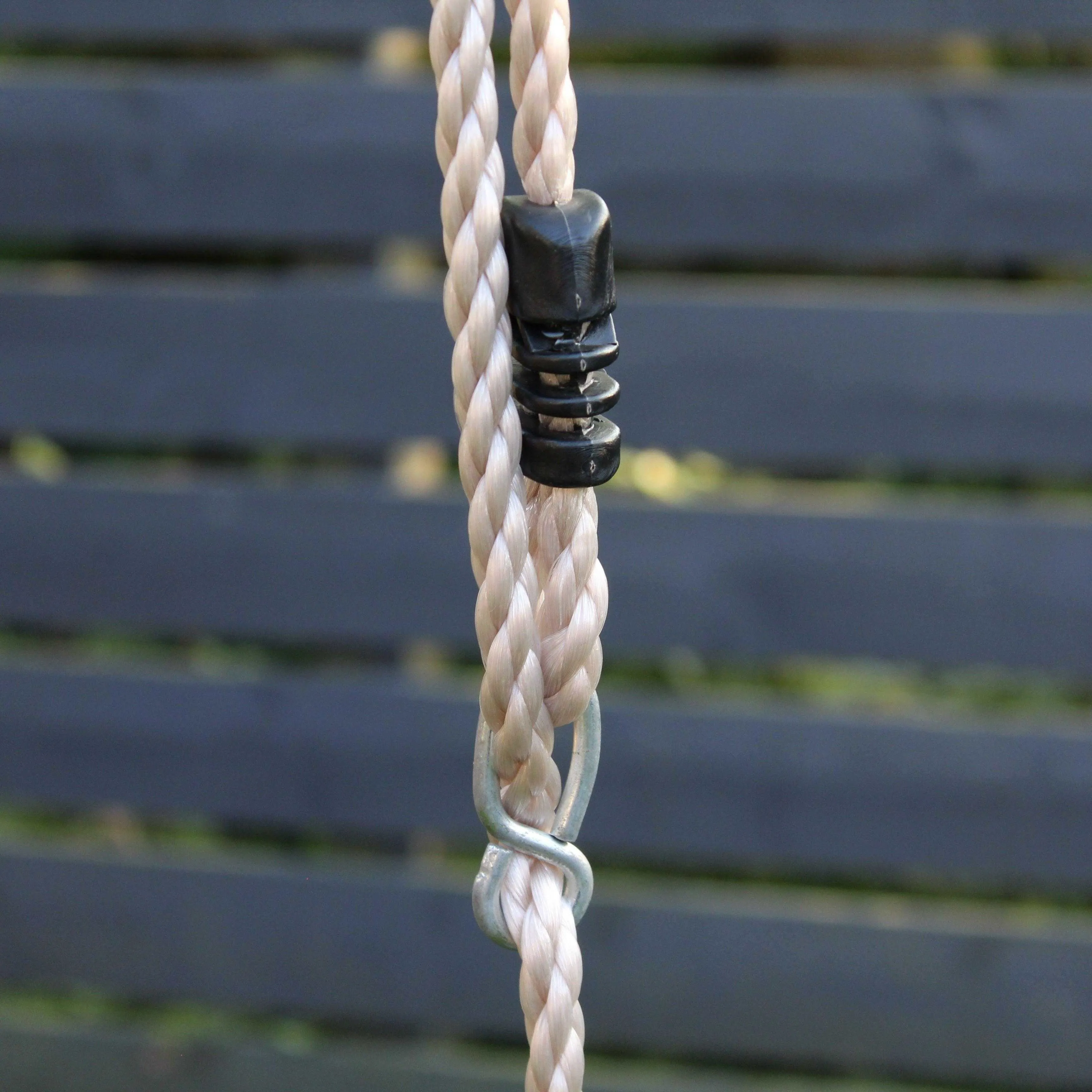 Go Wild Double Seat Wooden Swing Set