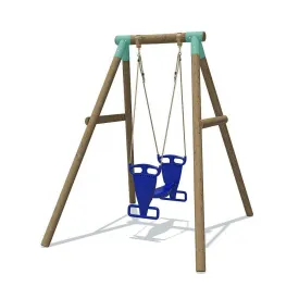 Go Wild Kids Wooden Glider Swing Set