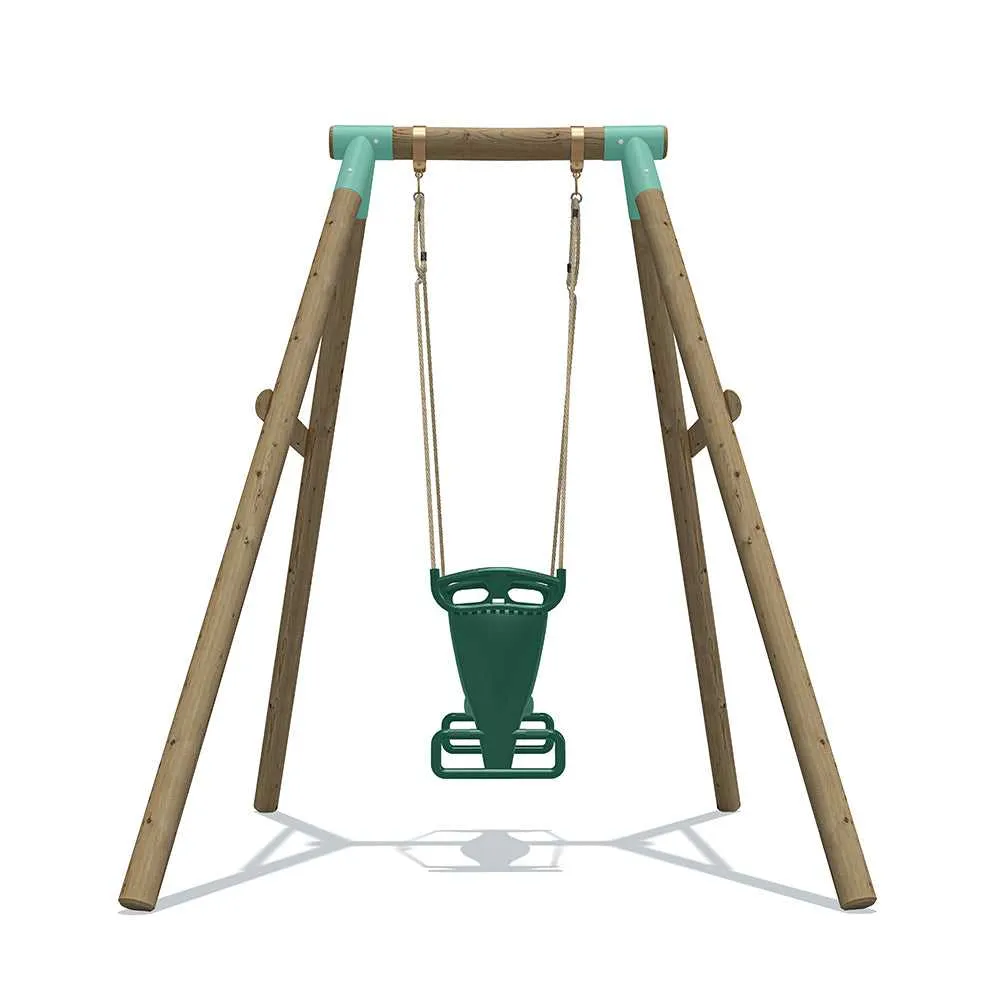 Go Wild Kids Wooden Glider Swing Set