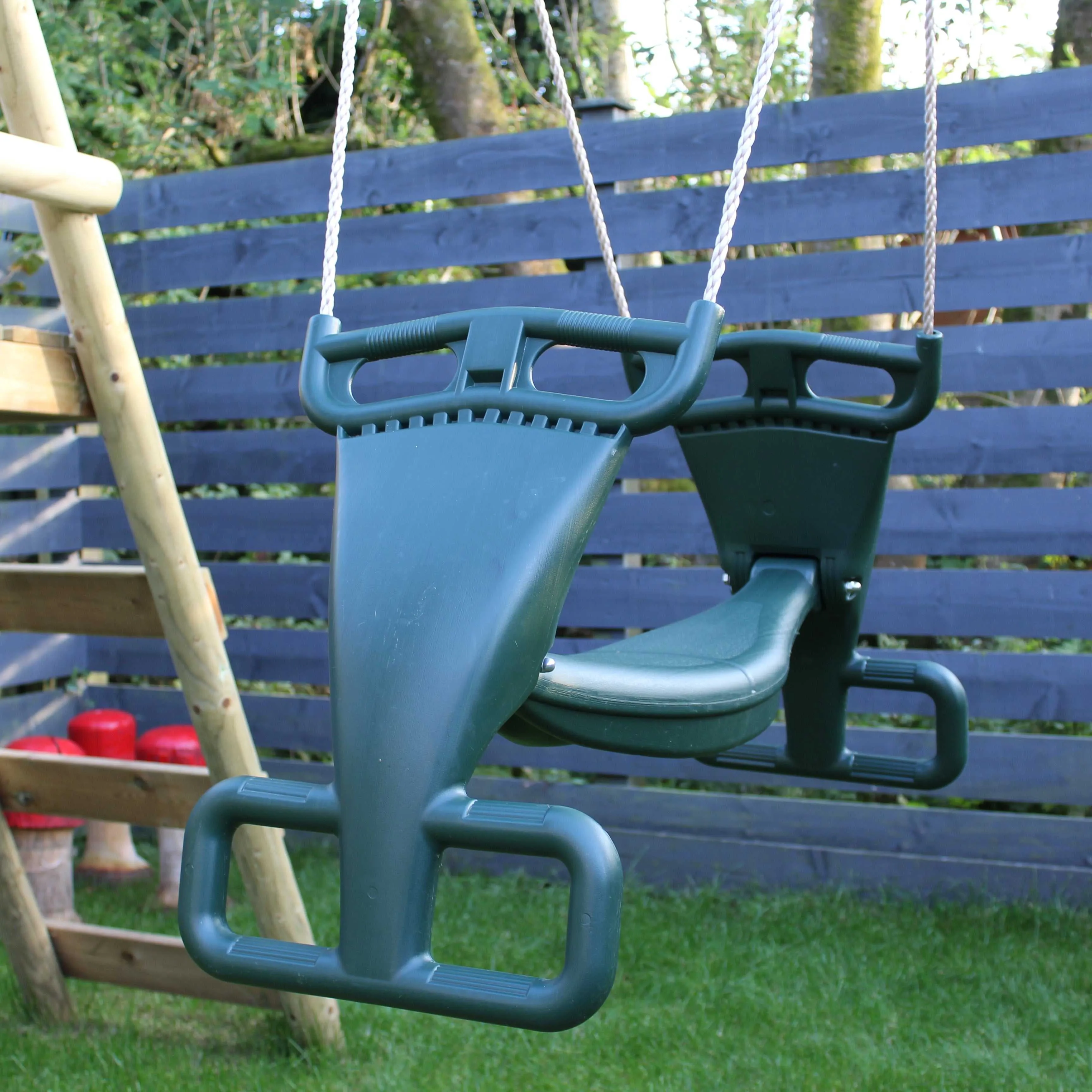 Go Wild Kids Wooden Glider Swing Set