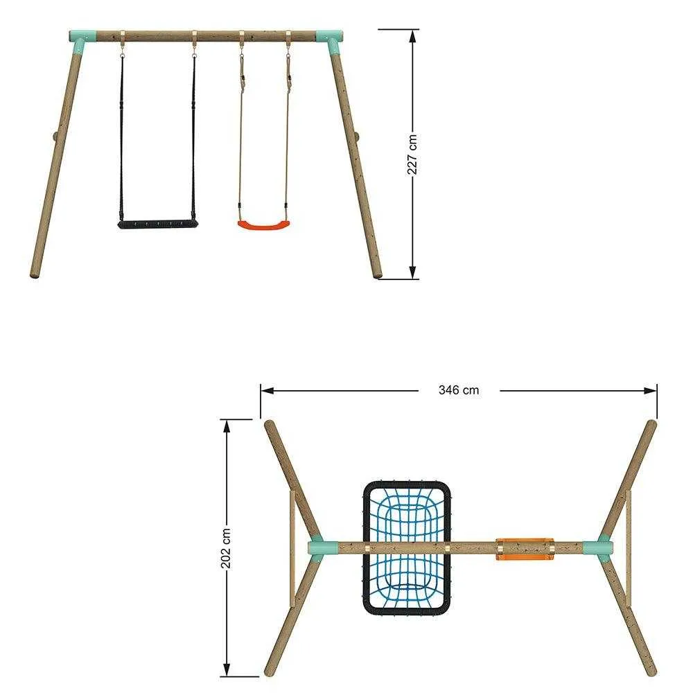 Go Wild Rectangle Nest & Swing Set