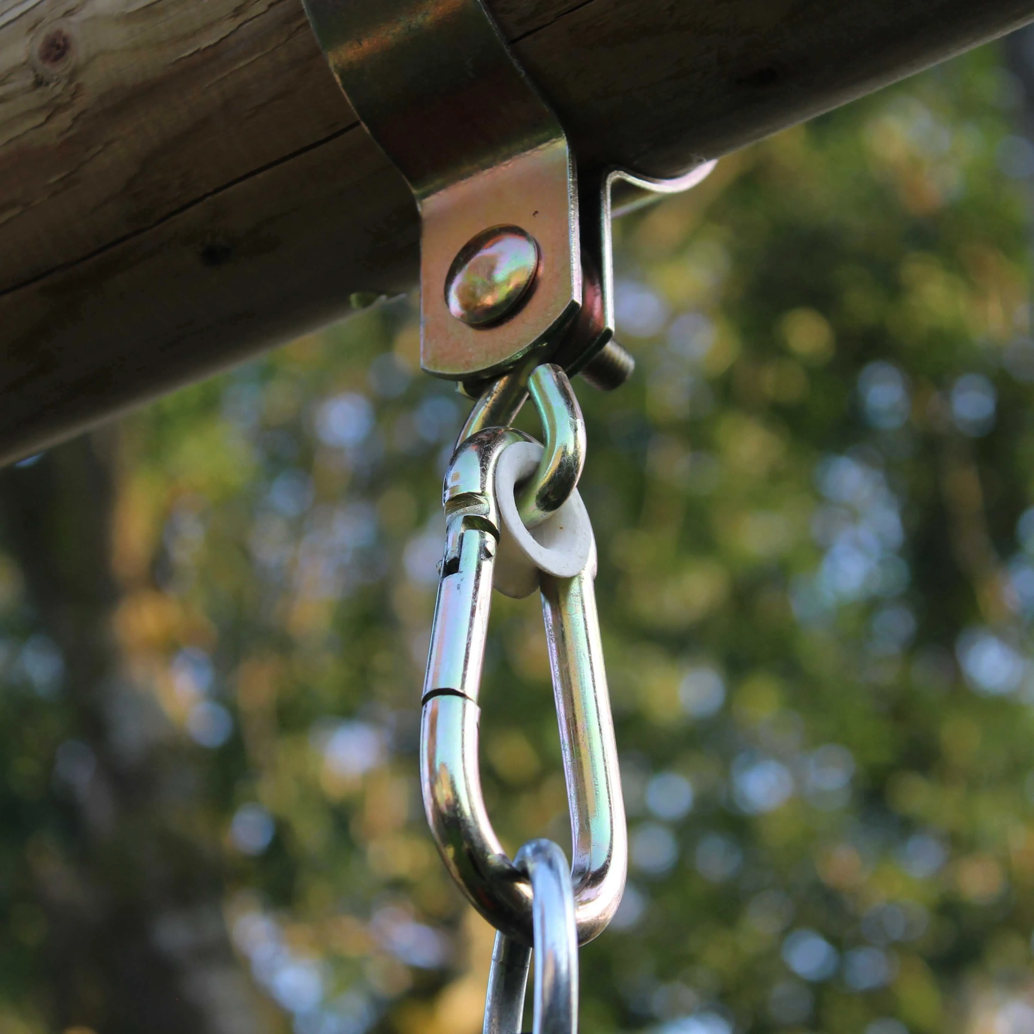 Go Wild Wooden Climber & 65cm Nest Swing Set
