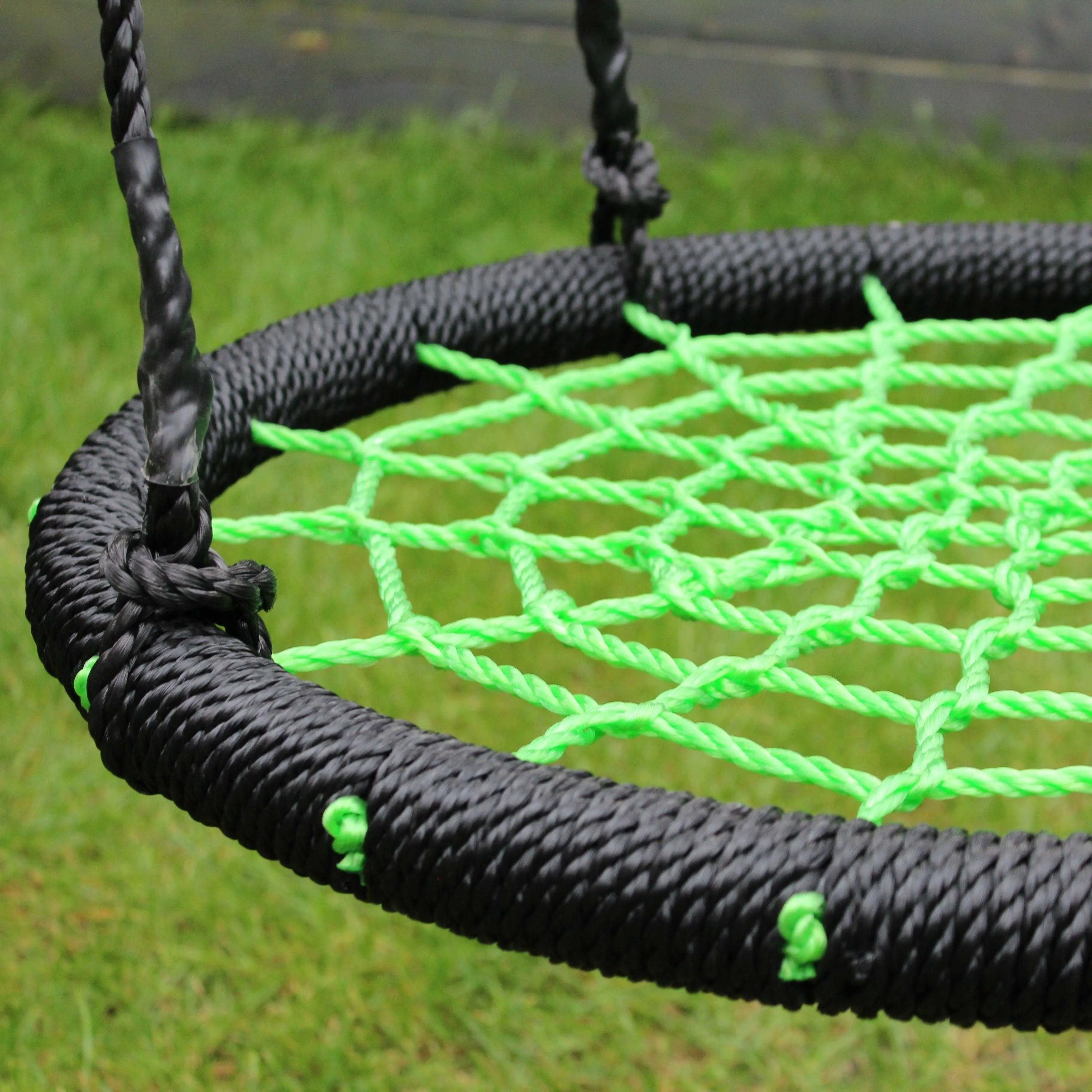 Go Wild Wooden Climber & 65cm Nest Swing Set