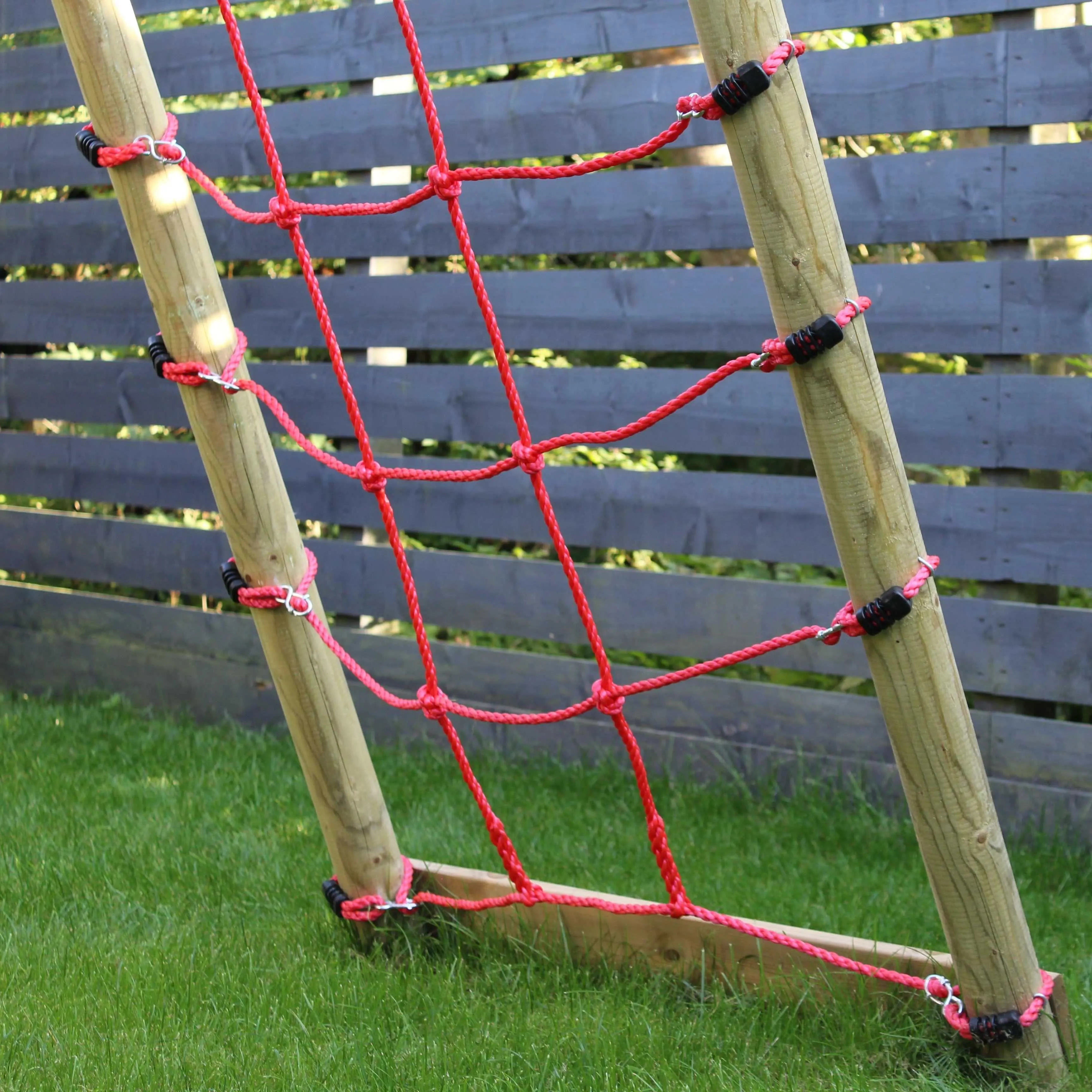 Go Wild Wooden Climber & 65cm Nest Swing Set