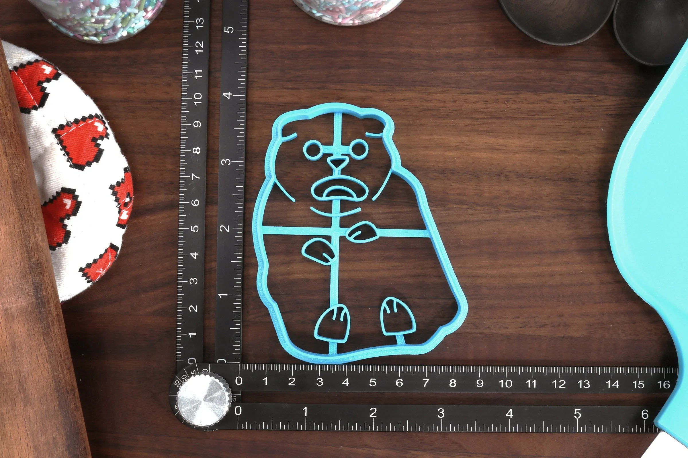 Hamster Cookie Cutters - Hamster Outline, Sleeping Hamster, Hamster Face