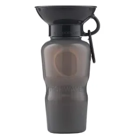 Highwave AutoMug Dog Water Bottle Stone Gray 22 oz