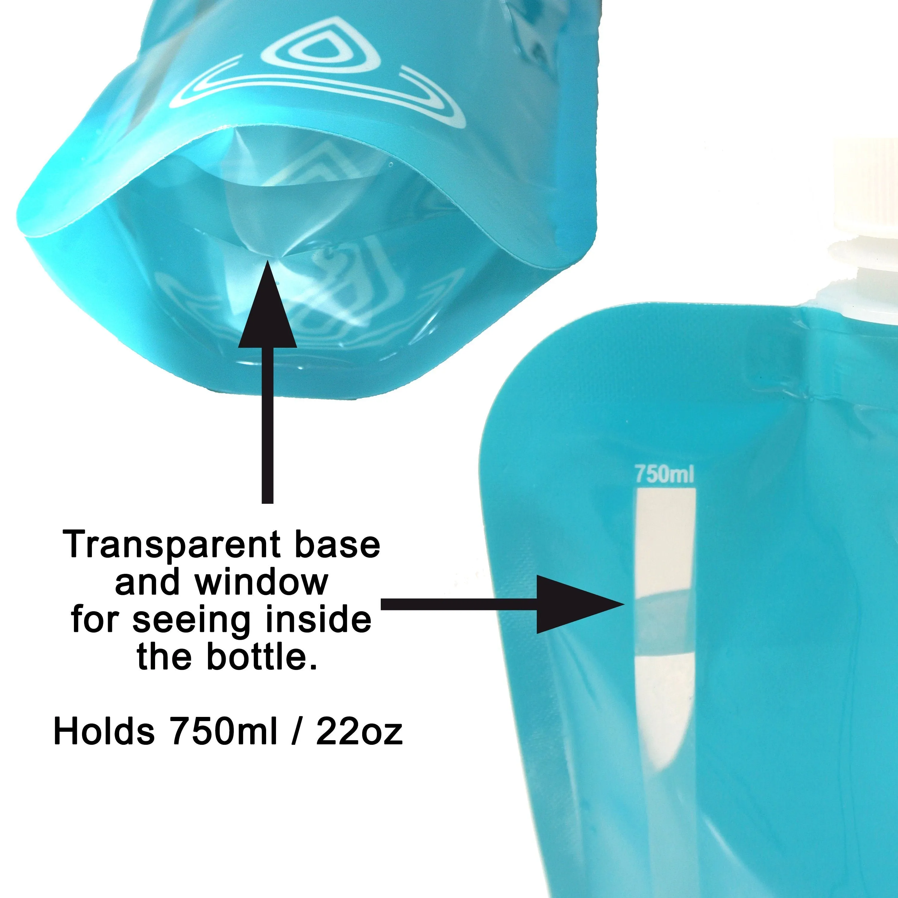 HydraMate Foldable Bottle - Collapsible 750ml