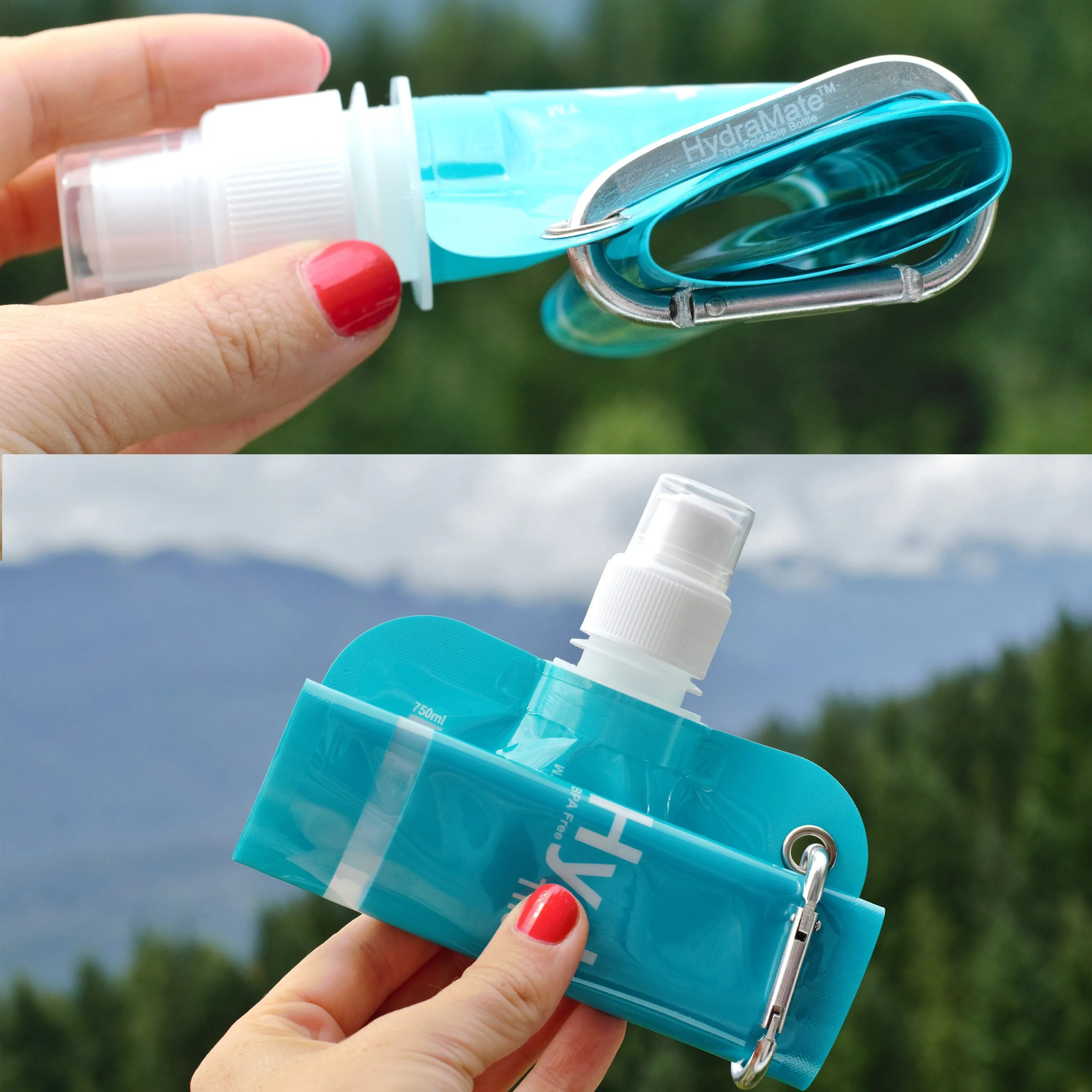 HydraMate Foldable Bottle - Collapsible 750ml