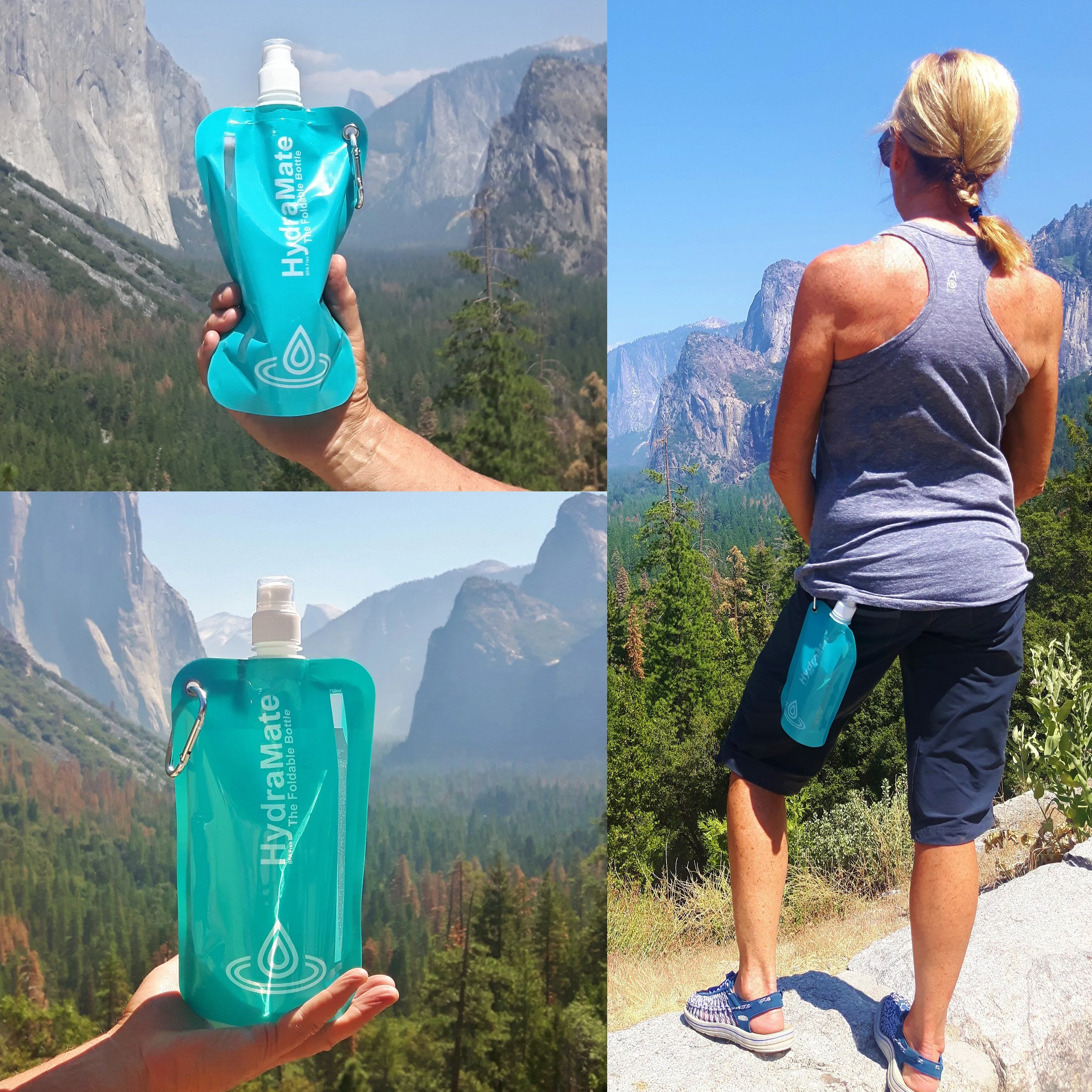 HydraMate Foldable Bottle - Collapsible 750ml
