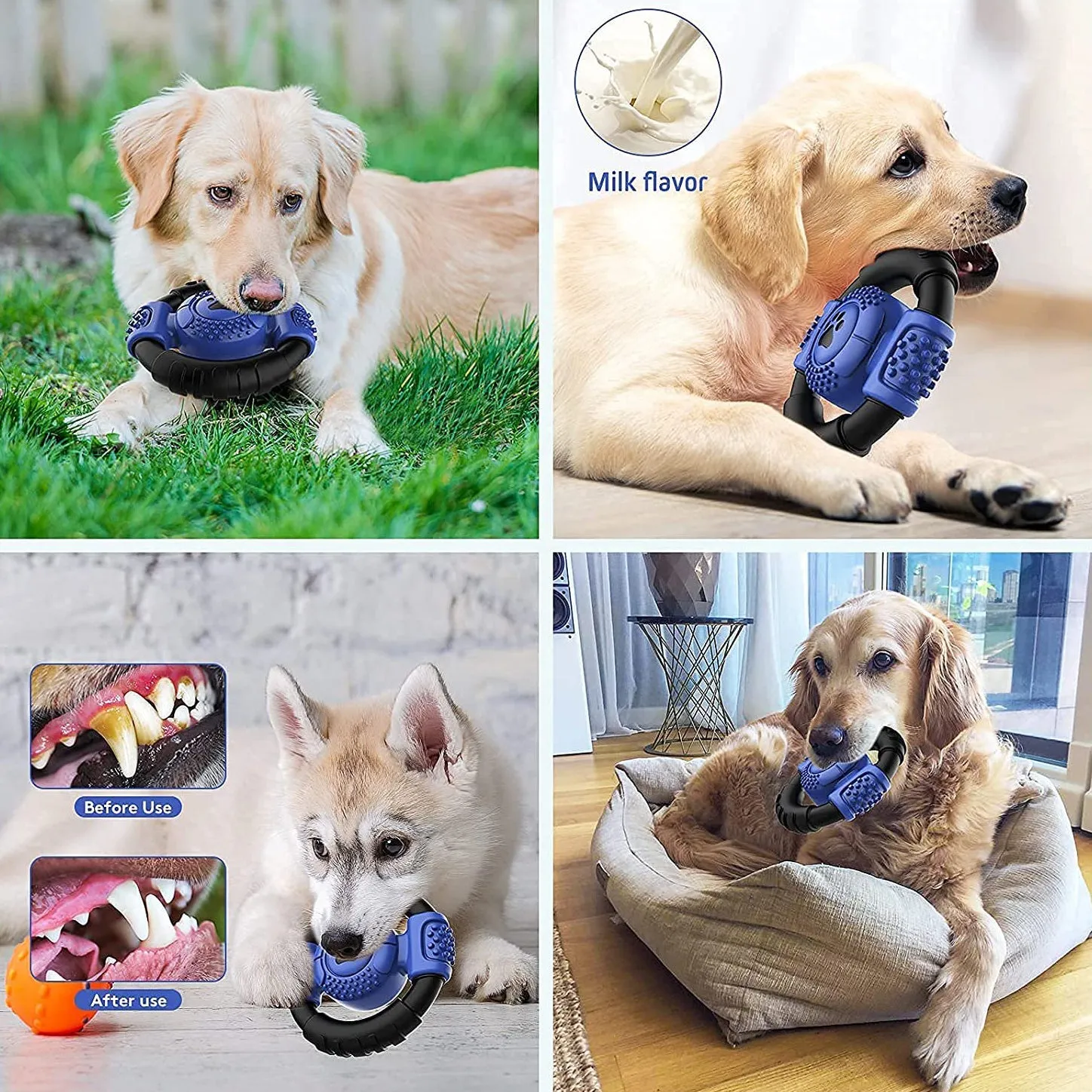 Interactive Squeaky Dog Chew Toy