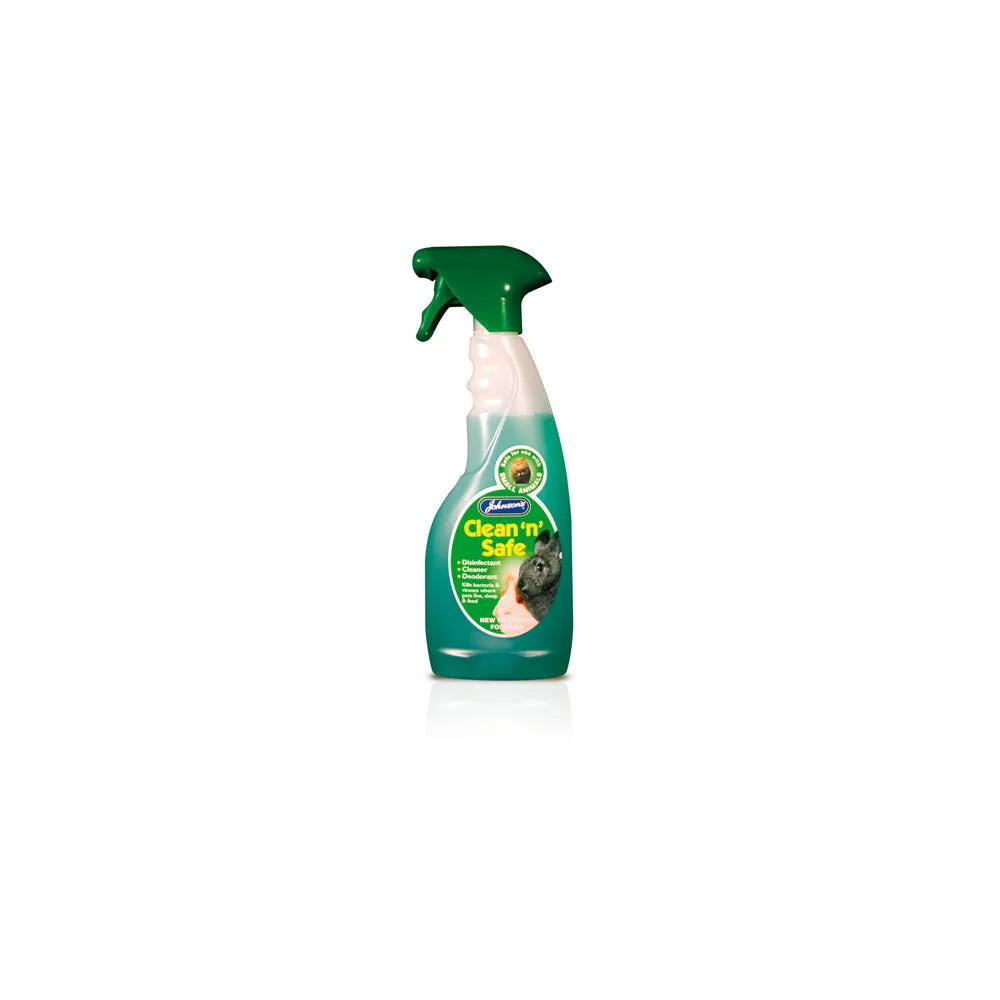 Johnsons Clean and Safe Cleaning Spray for Small Animals 500ml