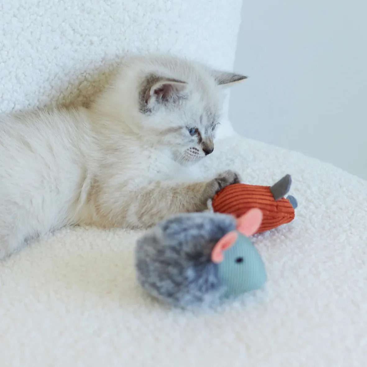 Kazoo Thrice the Mice Cat Toy