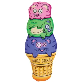 Kitty Kickz Mice Cream Cone Catnip Cat Toy