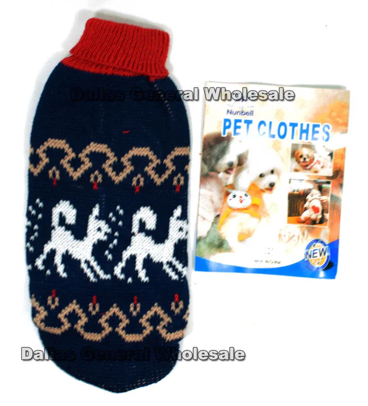 Knitted Winter Pet Puppy Clothes Wholesale