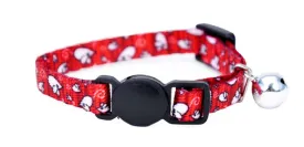Li'l Pals Adjustable Breakaway Kitten Collar Red Mice Cat 1pc 5/16x6-8in