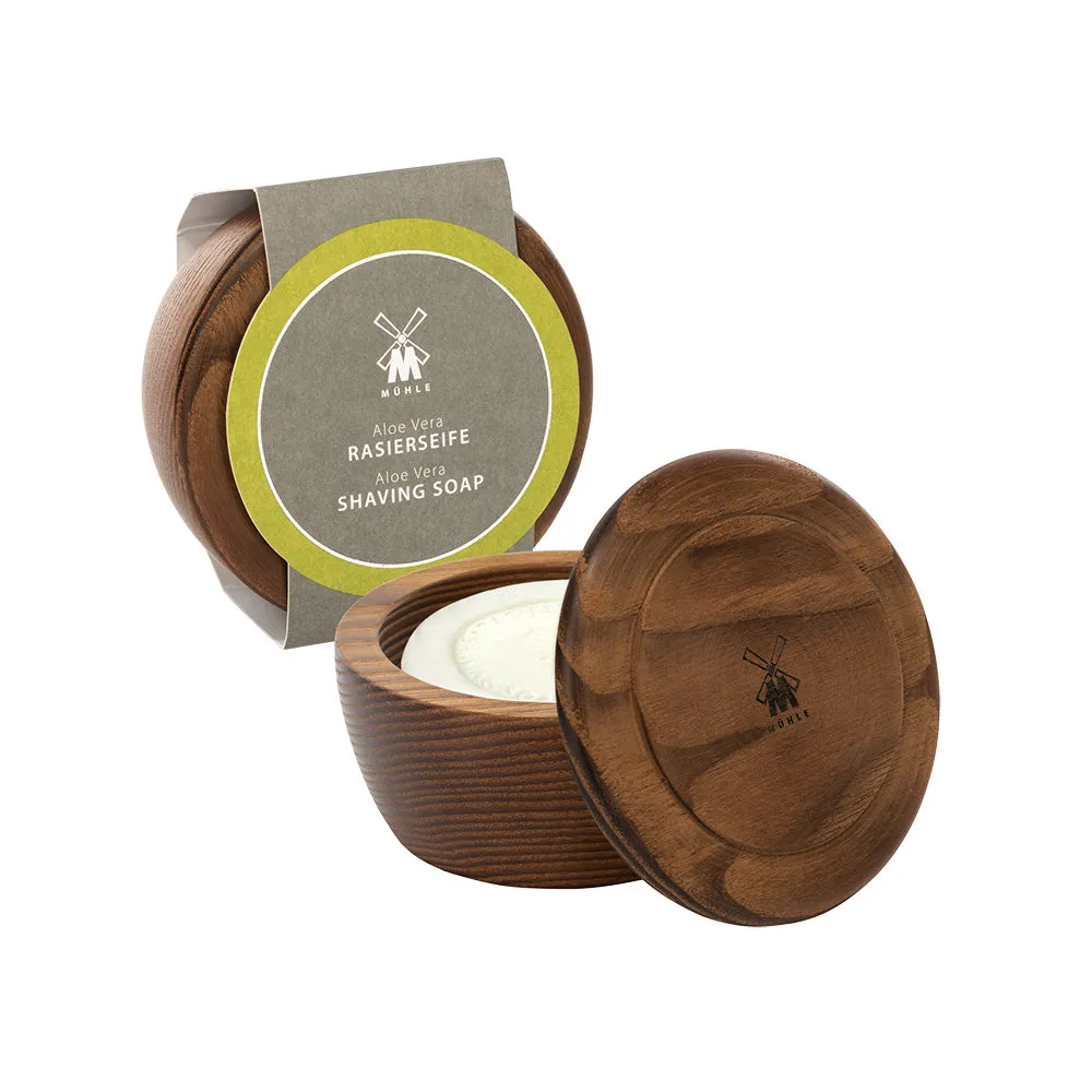 MÜHLE SHAVECARE Shaving Bowl w/ Shave Soap, Steamed Ash / Aloe Vera