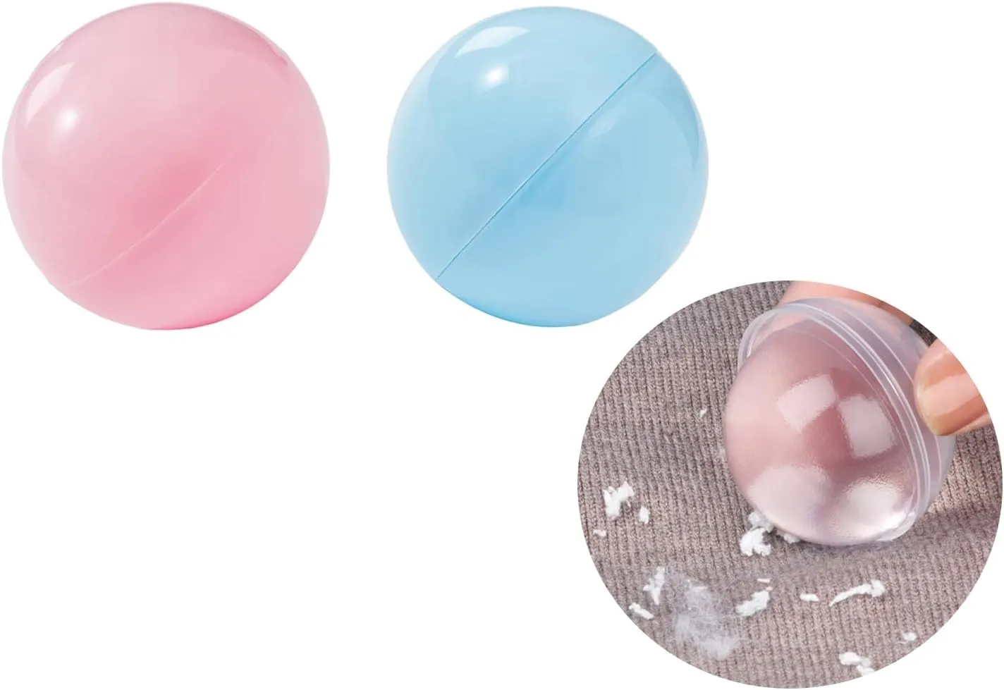 Mini Travel Lint Roller Balls - Washable, Reusable, Travel-Size - Effortless Dust, Fuzz, and Fur Removal for Clothes 2PCS