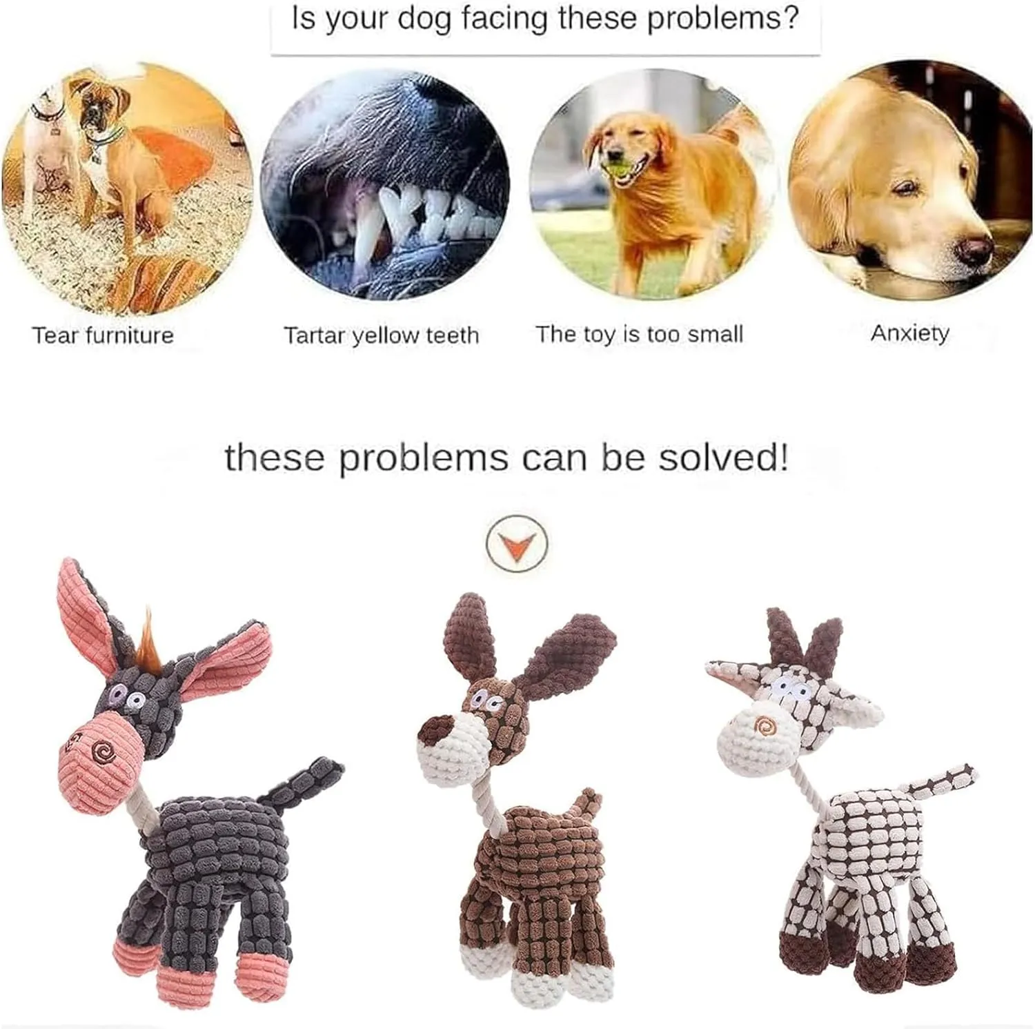 Outfany Bitebuddy, Outfany Bitebuddy Dog Toy, Bite Buddy Chew Toy for Dogs, Indestructible & Tough & Durable, for Aggressive Chewers, Interactive Dog Squeaky Toys (Beige Brown)