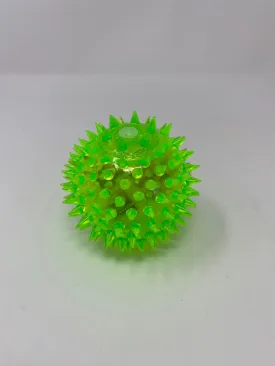 Outlet - Green Squeaky Light up Dental ball - 0058