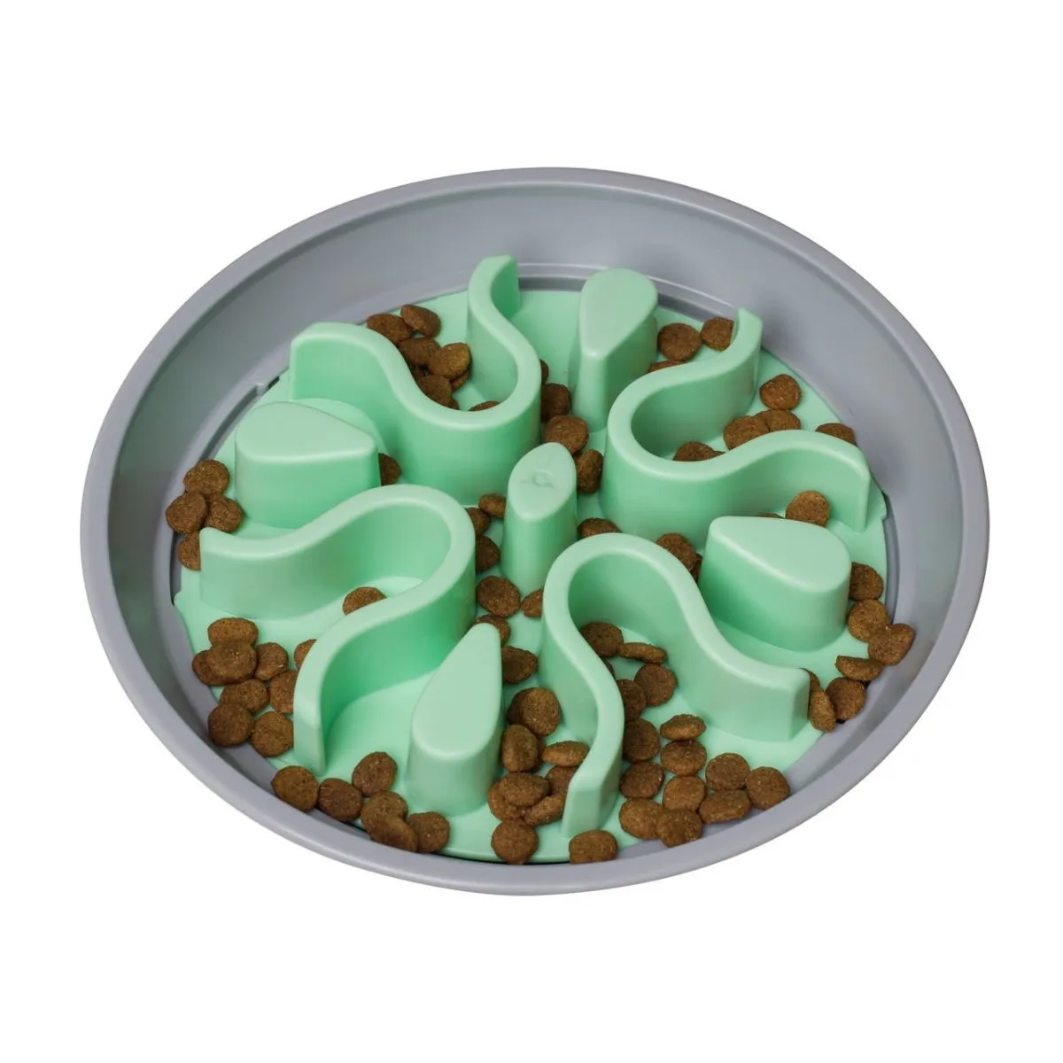 Outward Hound Fun Feeder Wobble Slo-Bowl Dog Bowl Mint