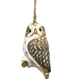 Owl 3D Wooden Ornament